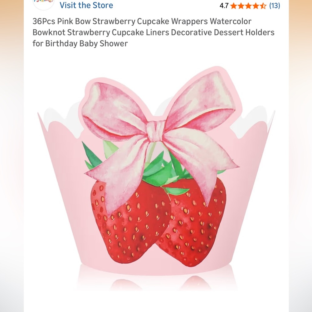 🍓🎀Berry first birthday Outfit and decor! 🎀🍓 - Picture 2 of 14